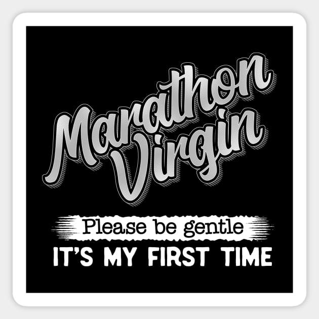 Marathon Virgin (Dark Shirts) Sticker by DCLawrenceUK